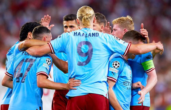 Erling Haaland cucerește fotbalul, după prestația din Sevilla - Manchester City 0-4: „E născut să înscrie. Are un simț incredibil”