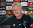 David Moyes a ochit fotbaliști de la FCSB înaintea meciului de joi: „Ne pot surprinde!”