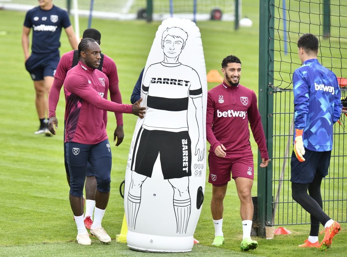 Antrenament West Ham, înainte de meciul cu FCSB