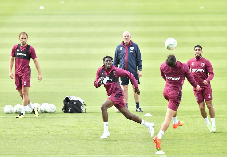 Antrenament West Ham, înainte de meciul cu FCSB (foto: Cristi Preda/GSP)