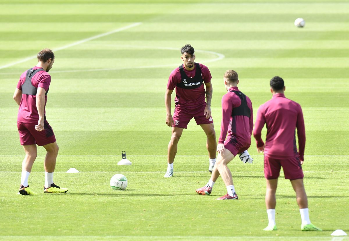 Antrenament West Ham, înainte de meciul cu FCSB