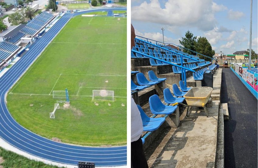 Stadionul din Lugoj, județul Timiș, trece printr-o continuă modernizare. Autoritățile locale o așteaptă aici pe Poli Timișoara.