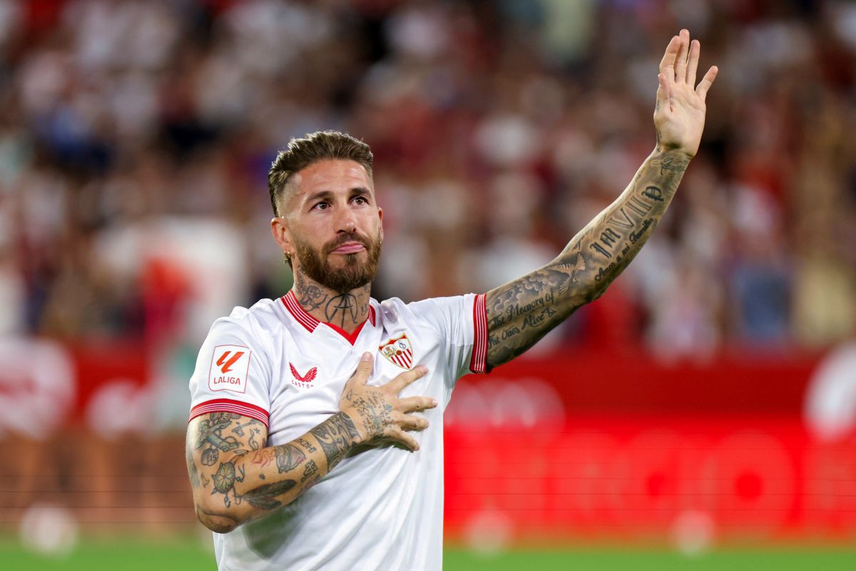 Imagini formidabile cu Sergio Ramos la prezentarea la Sevilla » A început să plângă pe teren
