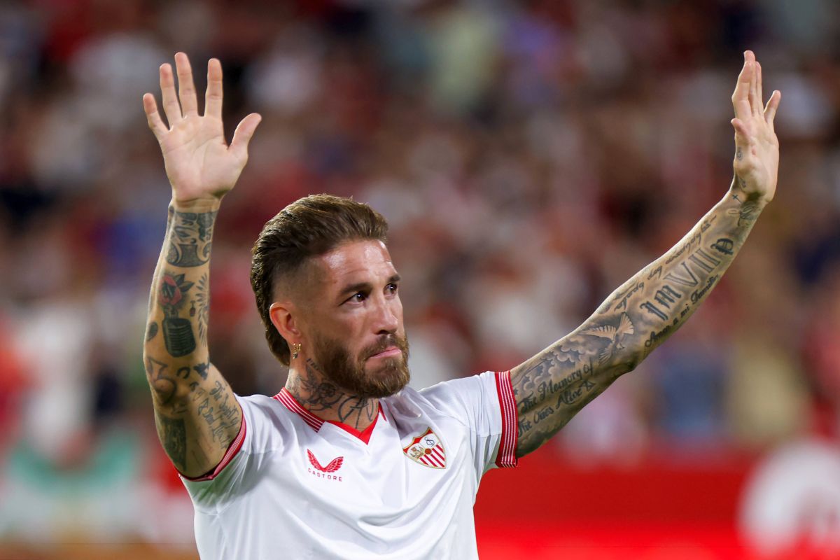 Imagini formidabile cu Sergio Ramos la prezentarea la Sevilla » A început să plângă pe teren