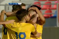 Costin Curelea, debut victorios pe banca naționalei U20 » Goluri frumoase marcate de Radaslavescu și Doru Andrei