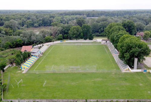 Stadionul pe care Progresul Pecica își joacă meciurile de pe teren propriu / FOTO: Facebook