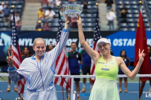 Jelena Ostapenko și Lyudmyla Kichenok, campioane la US Open 2024 Foto: Imago