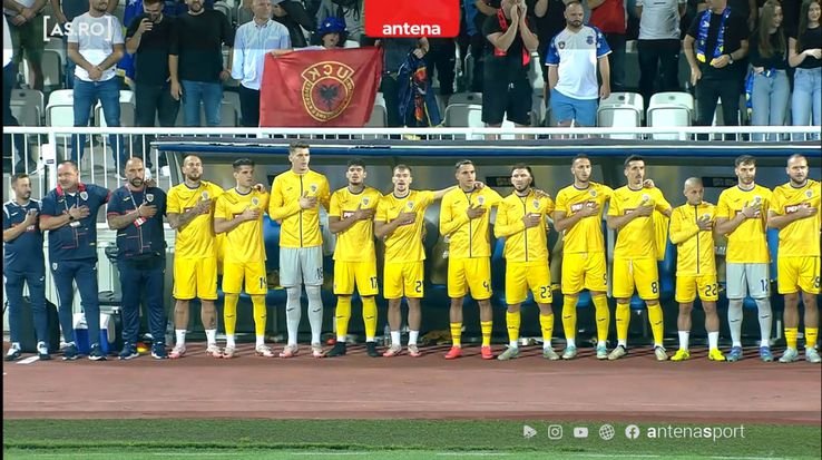 Steagul Armate de Eliberare din Kosovo / FOTO: Captură TV @antena sport