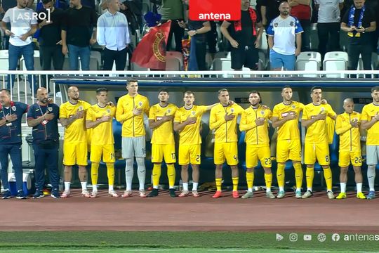 Steagul Armate de Eliberare din Kosovo / FOTO: Captură TV @antena sport