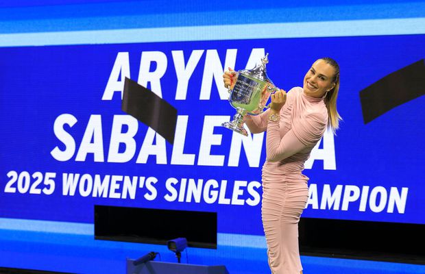 Ce s-a întâmplat în culise, după finala Sabalenka - Anisimova » Imaginile „scăpate” pe internet + rochia aleasă de campioană pentru poza oficială