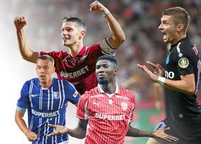 Surprize uriașe în primul „11” ideal al primelor 8 etape de Superliga » 4 jucători de la o echipă ce abia prinde play-off-ul