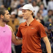 Carlos Alcaraz și Jannik Sinner în finala de la US Open 2025 / Foto: Imago