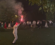 Nunta sezonului la Dinamo! Fotbalistul a făcut pasul cel mare: petrecere în stil ultras, cu torțe și scandări