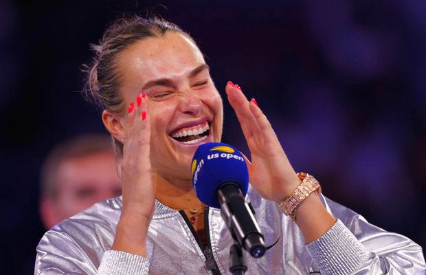 „Stați, stați! Ce faceți? N-am terminat” » Sabalenka și un moment viral la festivitatea de premiere de la US Open