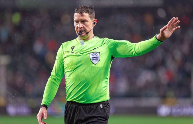 În iarnă a condus-o pe FCSB în Europa League, acum a fost delegat la Cipru - România + Ce meciuri au primit arbitrii români