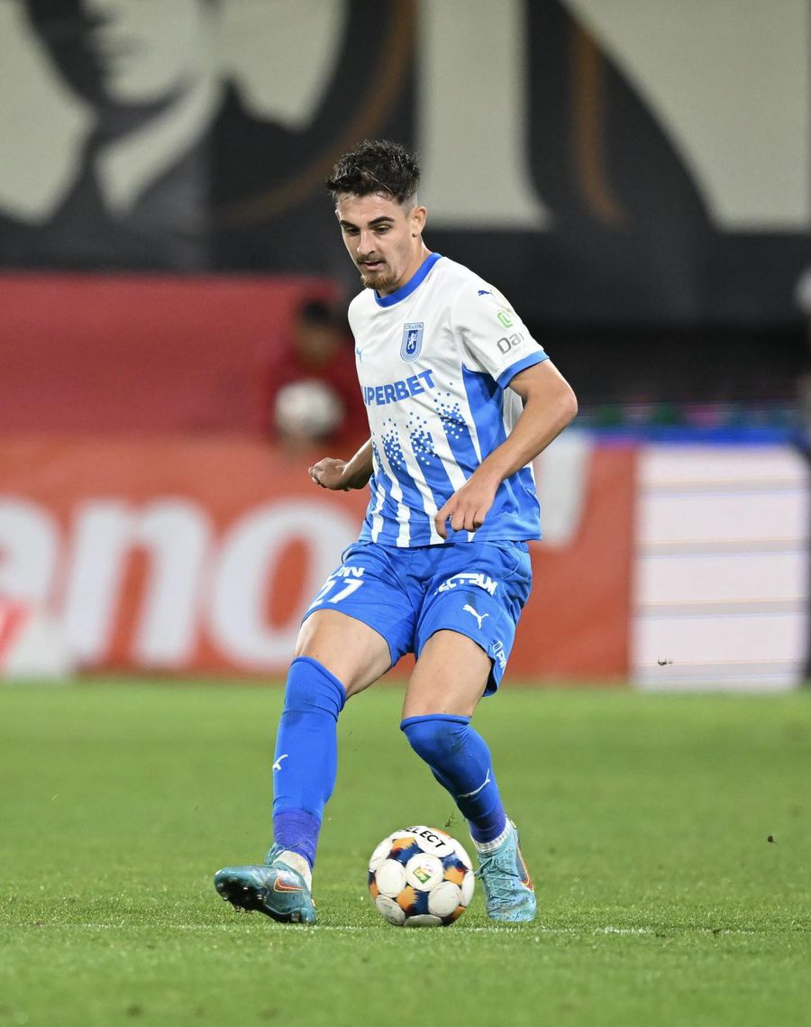 David Barbu / Foto: Facebook Universitatea Craiova Mutare pe final de mercato și la Universitatea Craiova: împrumutat în Superliga