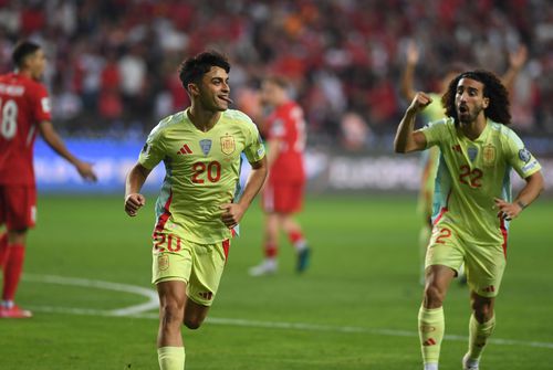 Pedri, gol în Turcia - Spania / Foto: Imago
