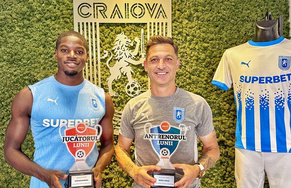Steven Nsimba și Mirel Rădoi au câștigat trofeele pentru Jucătorul și Antrenorul lunii august 2025 + clasamentele