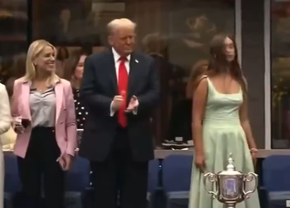 Sosirea lui Donald Trump a amânat finala US Open