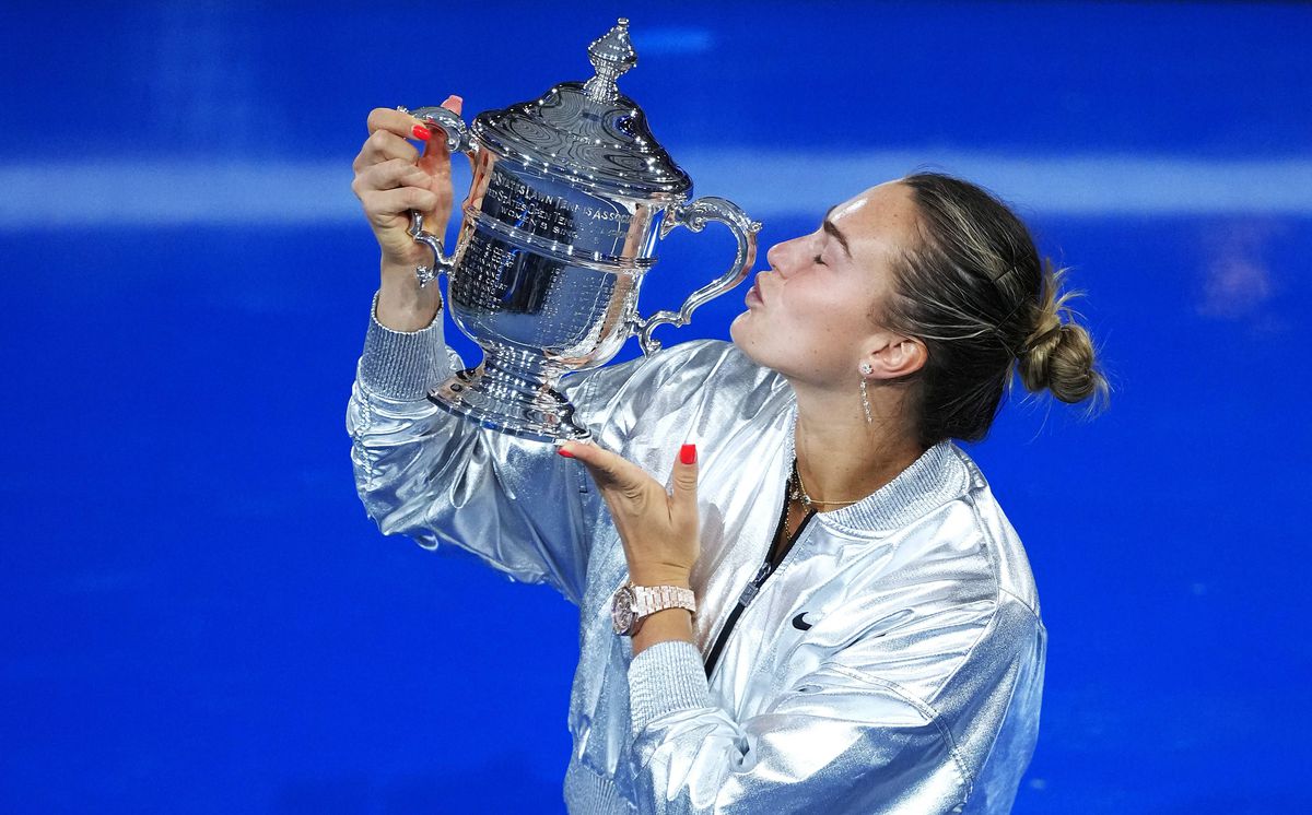 Ce s-a întâmplat în culise, după finala Sabalenka - Anisimova » Imaginile „scăpate” pe internet + rochia aleasă de campioană pentru poza oficială