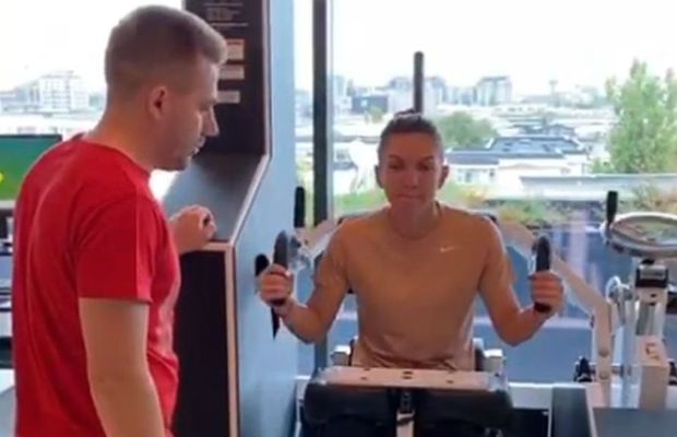 VIDEO Simona Halep muncește din greu pentru Turneul Campioanelor! Cum se recuperează sportiva