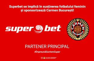 Superbet devine prima agenție de pariuri din România care sponsorizează o echipă de fotbal feminin