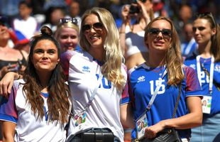 FOTO Islanda - România, fără cele mai sexy fane din Europa! Femeile din Islanda au întors toate privirile la ultimele două turnee finale