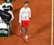 Novak Djokovic s-a calificat cu emoții în semifinale la Roland Garros. foto: Guliver/Getty Images