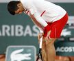 Novak Djokovic s-a calificat cu emoții în semifinale la Roland Garros. foto: Guliver/Getty Images