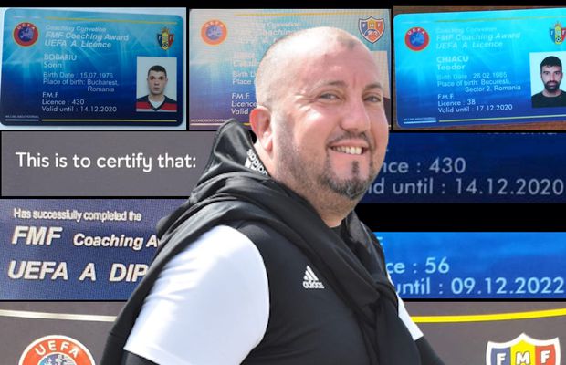 Rețeaua licențelor false de antrenori: nepotul lui Gigi Becali, un antrenor la CSA Steaua și directorul Juventus Torino Academy, posesori de diplome UEFA contrafăcute la Chișinău