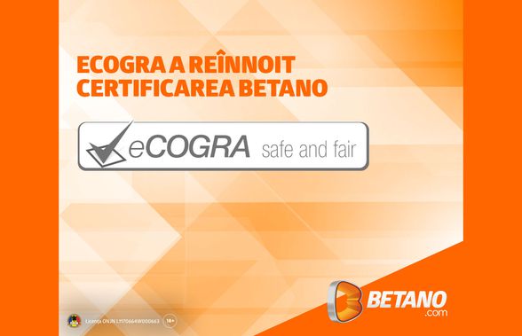 BETANO primește încă o dată cea mai prestigioasă recunoaștere din industrie