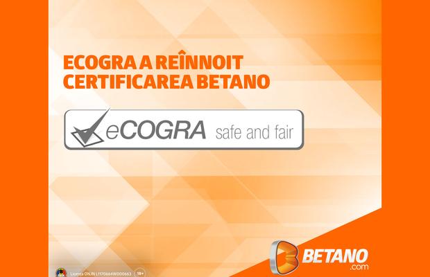 BETANO primește încă o dată cea mai prestigioasă recunoaștere din industrie