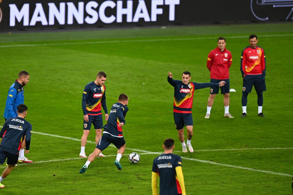 Antrenament și conferință Germania - România, 7 octombrie 2021