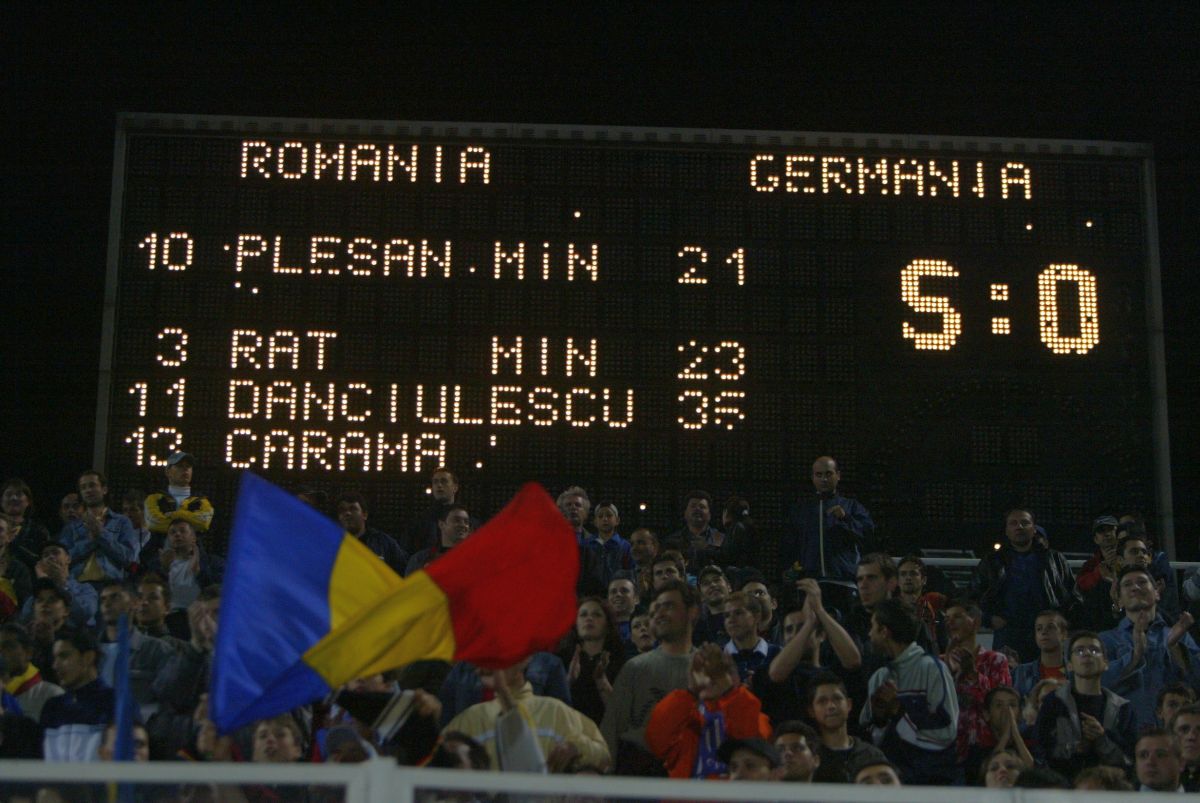 România - Germania 5-1 (28 aprilie 2004) / Imagini de arhivă de la supervictoria din Giulești