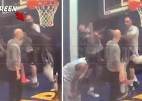 Imagini scandaloase din cantonamentul campioanei NBA » Draymond Green a făcut KO un alt star, sub privirile șocate ale lui Curry