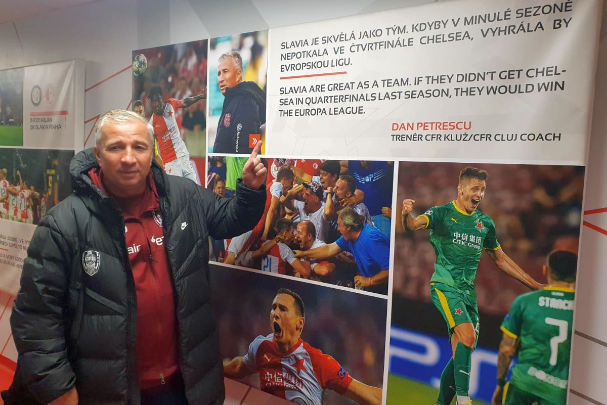 Dan Petrescu, lângă Sarri, Conte și Valverde » Declarațiile „Bursucului” i-au dat pe spate pe cehi: ce apare în muzeul Slaviei Praga