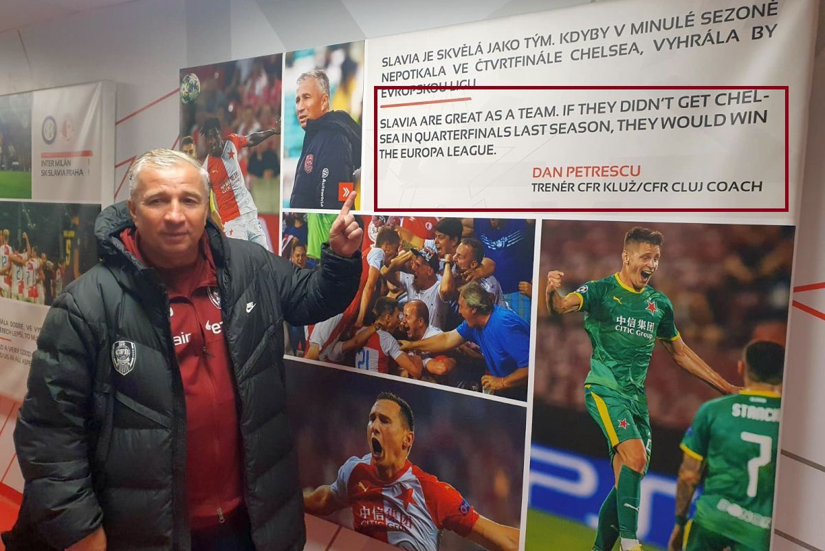 Dan Petrescu, lângă Sarri, Conte și Valverde » Declarațiile „Bursucului” i-au dat pe spate pe cehi: ce apare în muzeul Slaviei Praga