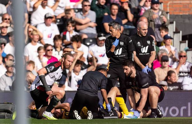 Atenție, imagini dure! Accidentare horror în Premier League » A avut nevoie de tub cu oxigen