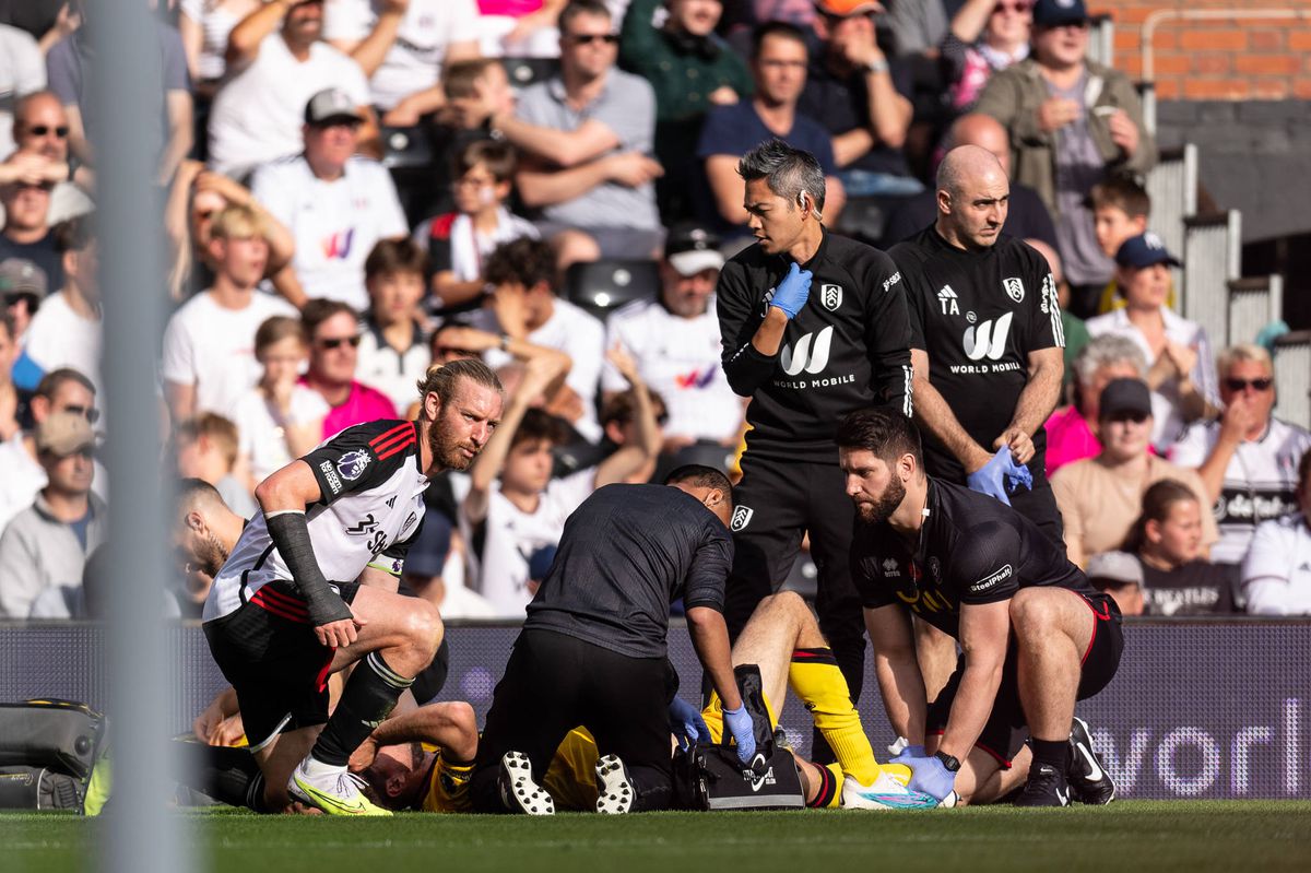 Imagini dure! Basham, accidentare horror în Fulham - Sheffield