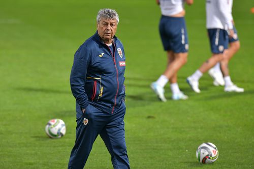 Mircea Lucescu/ Antrenament România, 7.10.2024/ foto: Cristi Preda (GSP)