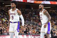 S-a scris istorie în NBA! LeBron James a jucat în premieră alături de Bronny, fiul său: cum s-au descurcat cei doi