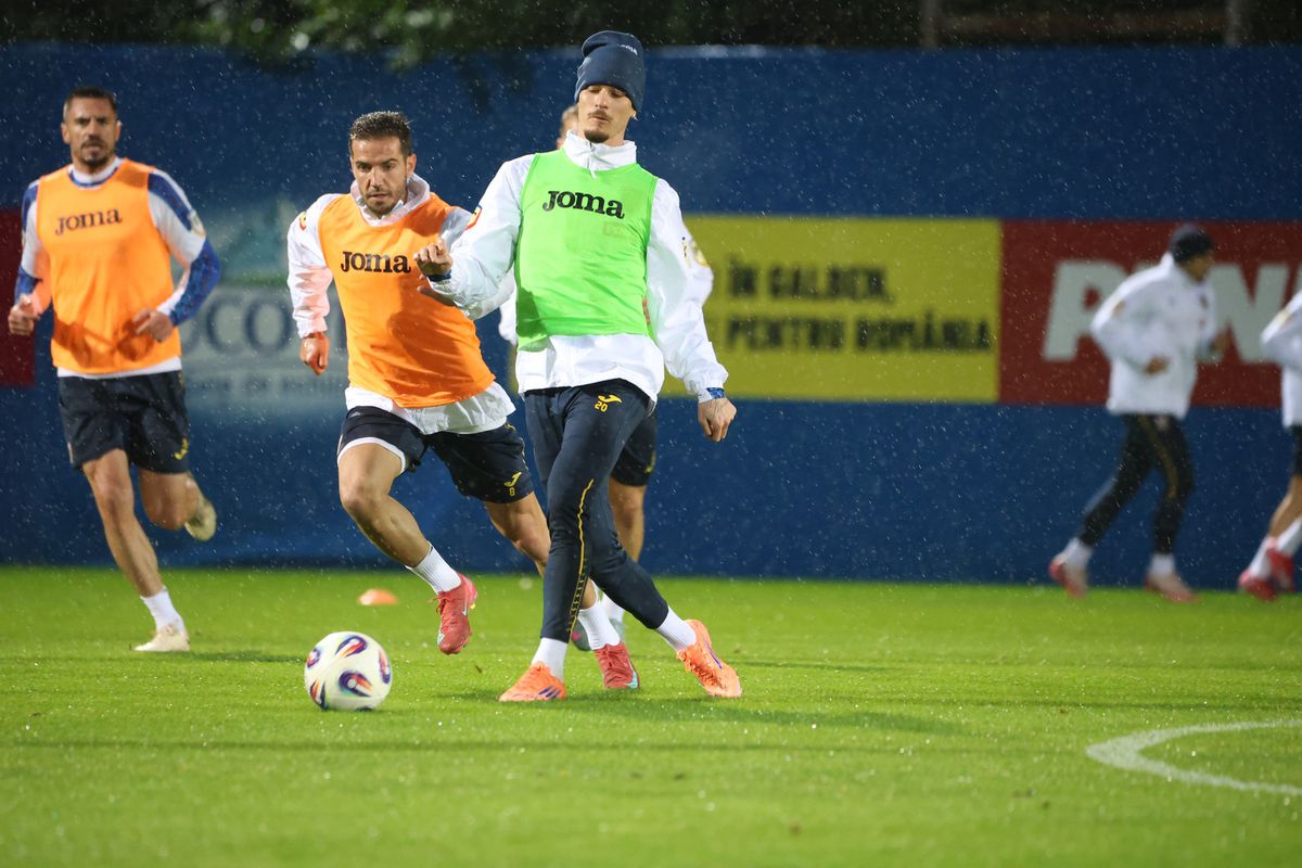 Imagini de la antrenamentul naționalei 7 octombrie