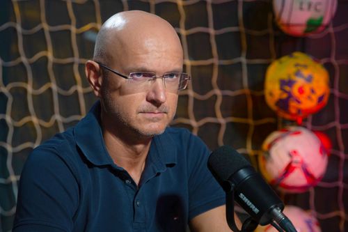 Orlando Nicoară la podcastul GSP „2 la 1”, foto: Ionuț Iordache (GSP.ro)