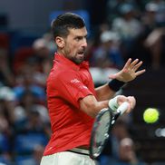 Novak Djokovic - „sferturi” la Shanghai în condiții dificile Foto: Guliver/GettyImages