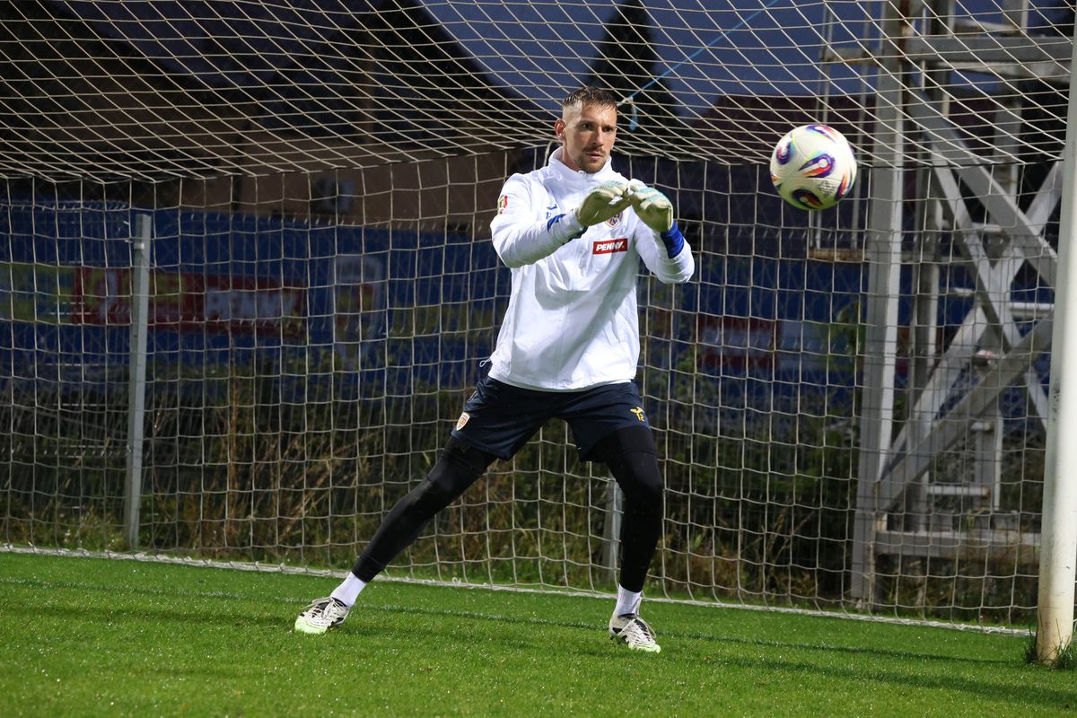 Imagini de la antrenamentul naționalei 7 octombrie