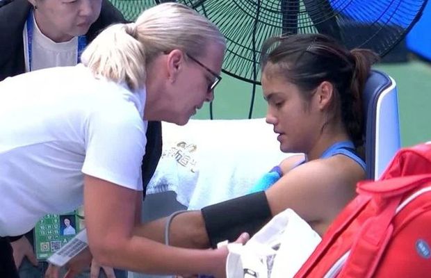 Emma Răducanu, ultima victimă a condițiilor meteo din China » Britanica a abandonat după sfatul medicilor