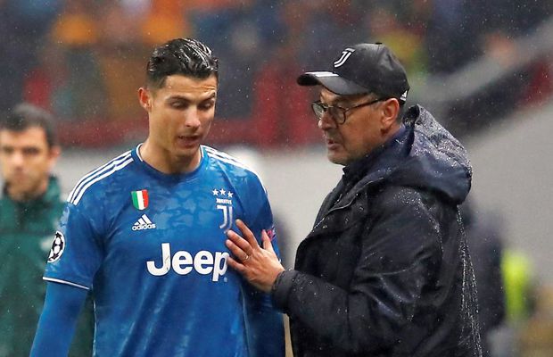 Maurizio Sarri, conflict cu Cristiano Ronaldo la Juventus! Portughezul, iritat pentru înlocuire + cum a motivat antrenorul