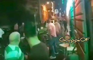 LAZIO - CELTIC // VIDEO Bătaie generală în centrul Romei! Doi ultrași au fost înjunghiați