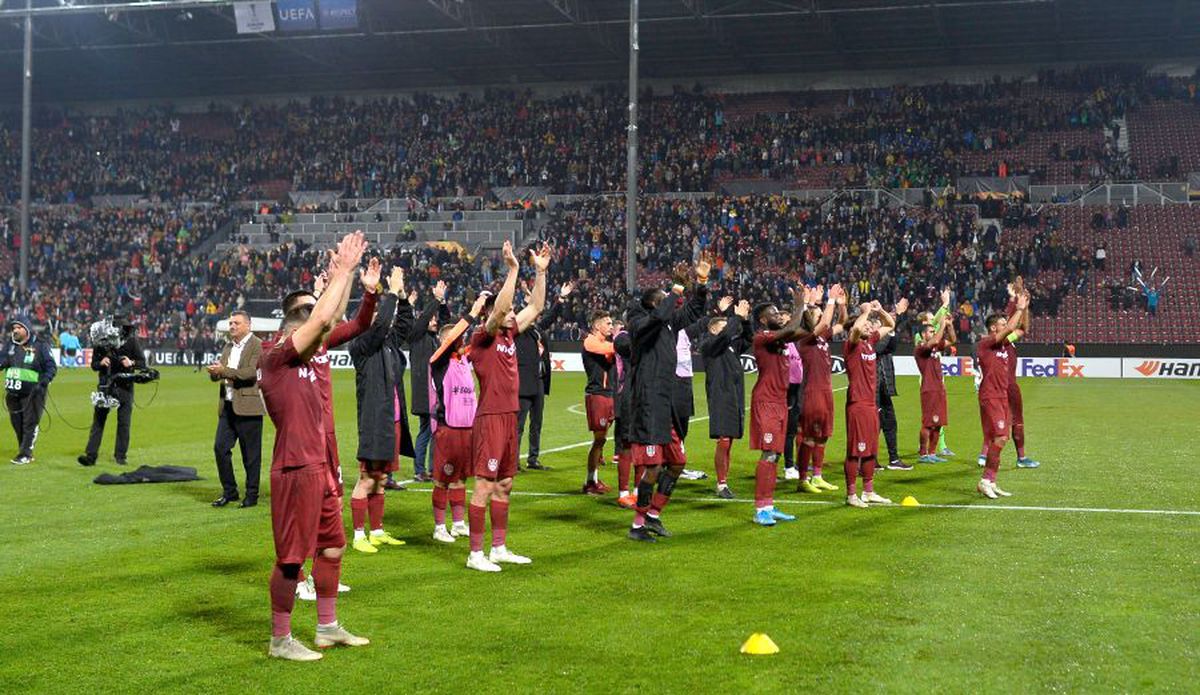 CFR CLUJ - RENNES // FOTO + VIDEO Atmosferă superbă în Gruia! 10.000 de fani clujeni alături de campioană în bătălia pentru primăvara Europa League