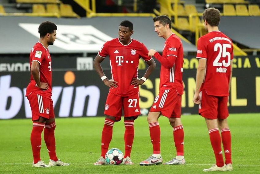 Bayern a egalat în meciul cu Borussia Dortmund prin David Alaba // foto: Guliver/gettyimages